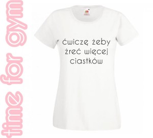 Koszulka na siłownię / fitnes 