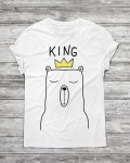 Koszulka męska ad68 King misiek 