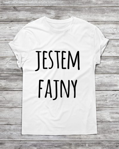 Koszulka męska jestem fajny