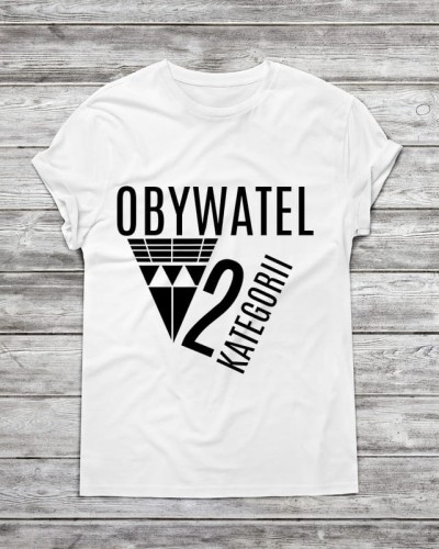 Koszulka męska "obywatel 2 kategorii"