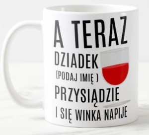 Kubek  na Dzień Babci i Dziadka    