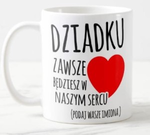 Kubek  na Dzień Babci i Dziadka 