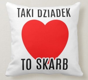 Poduszka na Dzień Babci i Dziadka    