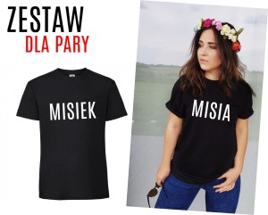 Zestaw koszulek dla pary   