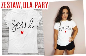 Zestaw koszulek dla pary   