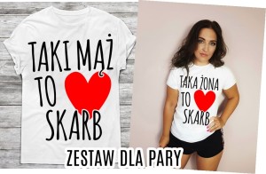 Zestaw koszulek dla pary    