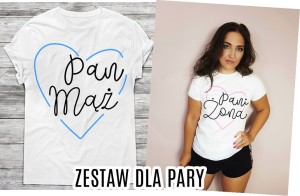 Zestaw koszulek dla pary    