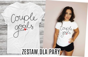 Zestaw koszulek dla pary   