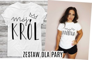 Zestaw koszulek dla pary   