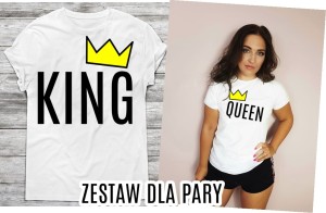 Zestaw koszulek dla pary   