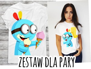 Zestaw koszulek dla pary  