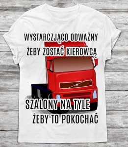 Koszulka DLA KIEROWCY CIĘŻARÓWKI TIRA  DLA TIROWCA