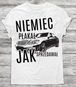 Koszulka męska o sprzedawcy samochodów