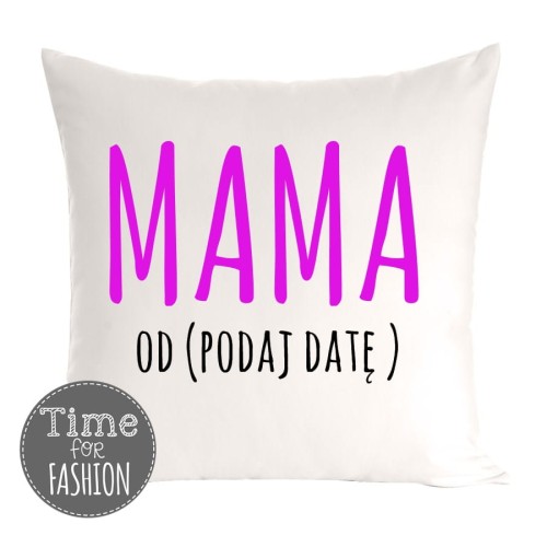 Poduszka na dzień mamy z datą