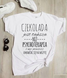 koszulka z napisem 