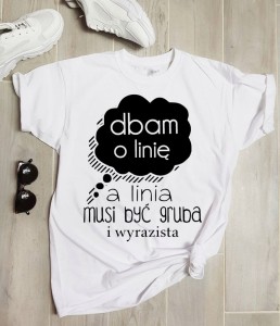 koszulka z napisem  