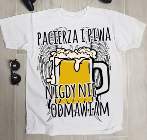 śmieszna koszulka męska