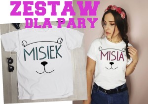 Zestaw koszulek dla pary  