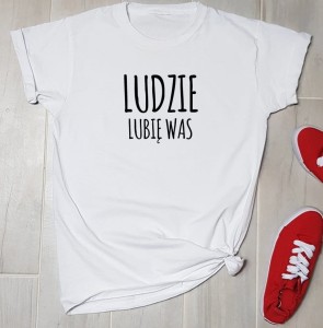 koszulka lubię ludzi