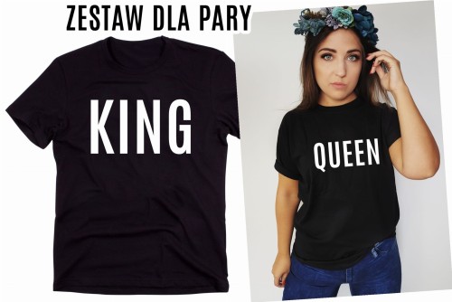 ZESTAW koszulek dla paryKING I QUEEN.jpg