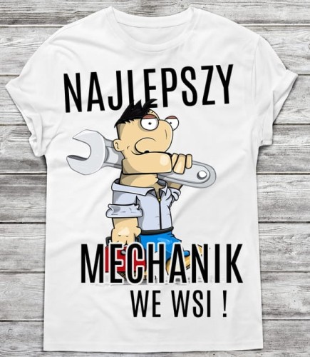 Koszulka męska na prezent dla mechanika