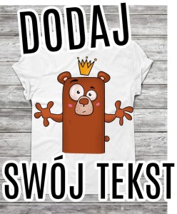 Koszulka męska na prezent dodaj swój tekst
