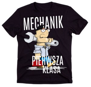 koszulka na prezent dla mechanika
