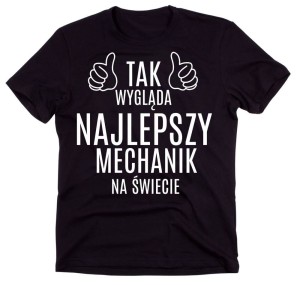 koszulka na prezent dla mechanika