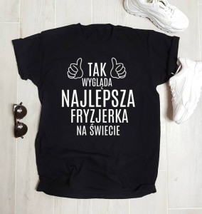 koszulka na prezent dla fryzjerki