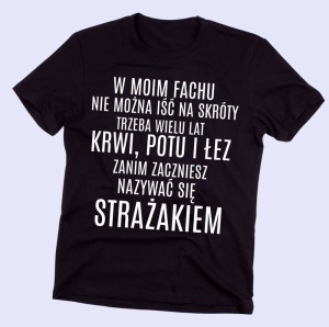 koszulka na prezent dla strażaka 
