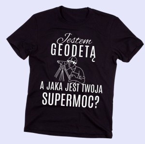 koszulka na prezent dla geodety