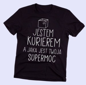 koszulka na prezent dla kuriera