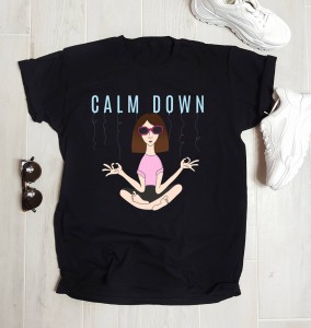 koszulka damska calm down