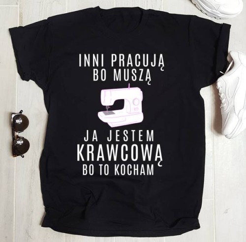 koszulka damska na prezent dla krawcowej
