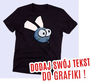 Dodaj swój tekst do grafiki - koszulka na zamówienie 