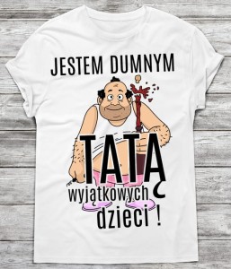 koszulka na prezent dla taty,prezent na dzień ojca 