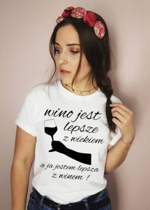 koszulka lepsza z winem