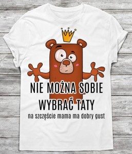 koszulka na prezent dla taty,prezent na dzień ojca 