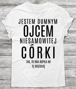 koszulka na prezent dla taty,prezent na dzień ojca 