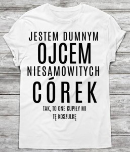 koszulka na prezent dla taty,prezent na dzień ojca 