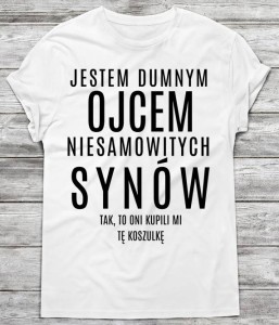 koszulka na prezent dla taty,prezent na dzień ojca 