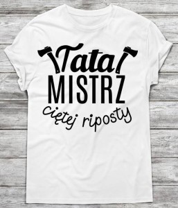 koszulka na prezent dla taty,prezent na dzień ojca 