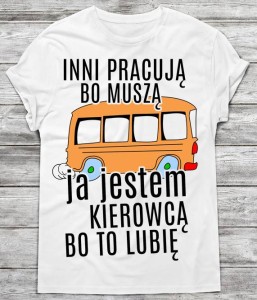 koszulka dla kierowcy autobusu
