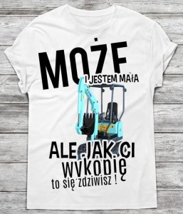 koszulka dla kierowcy minikoparki 