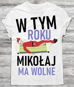 koszulka męska na święta