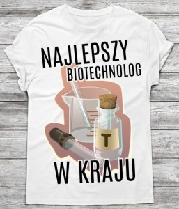 koszulka dla biotechnologa