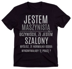 koszulka dla maszynisty