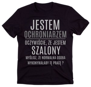 koszulka dla ochroniarza