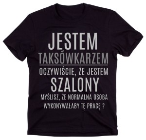 koszulka dla taksówkarza