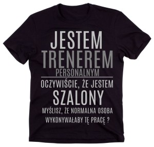 koszulka dla trenera personalnego 